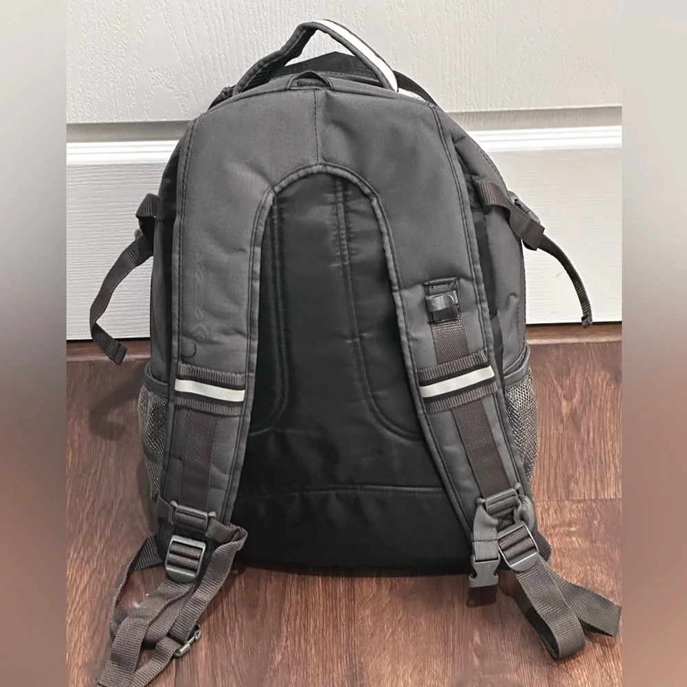 Outdoors Black and Gray Backpack
